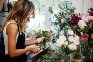 ordering flowers online