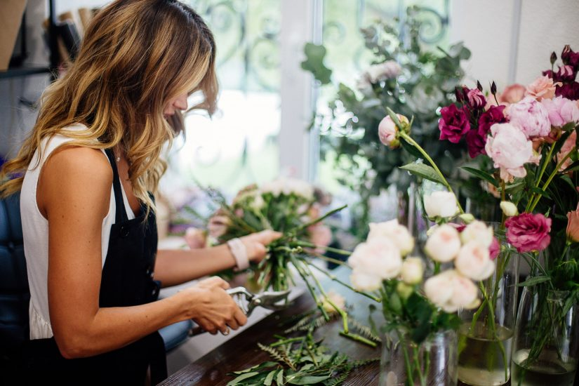 ordering flowers online
