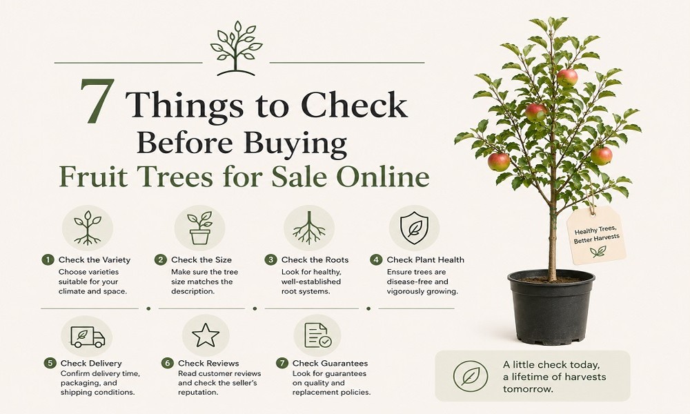7 Things to Check Before Buying Fruit Trees for Sale Online