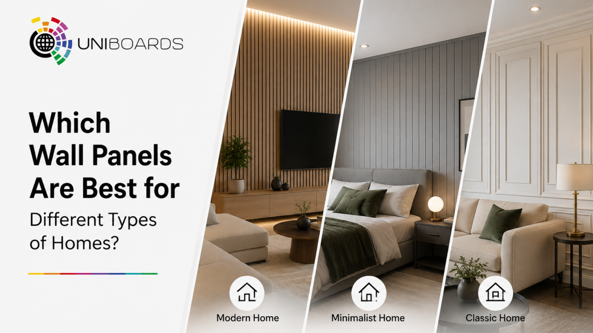 Which Wall Panels Are Best for Different Types of Homes?